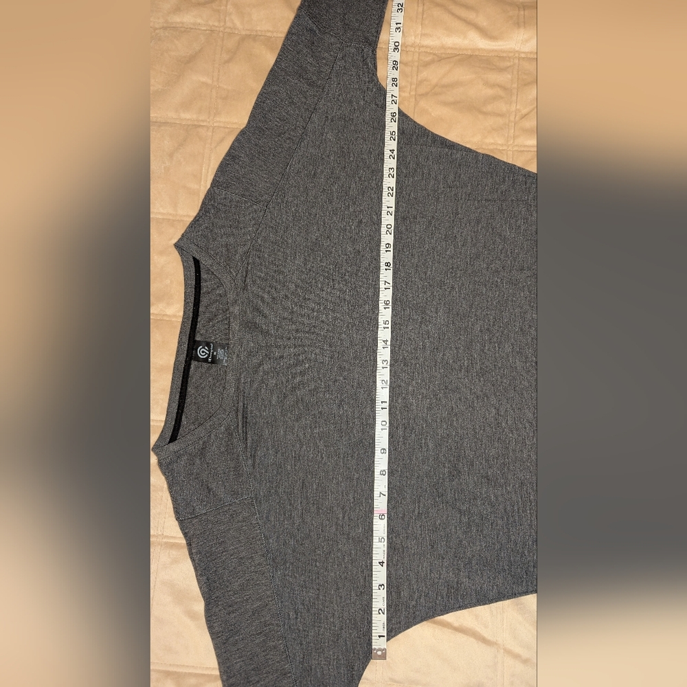 Gray Women's Open Back Top - Picture 3 of 4